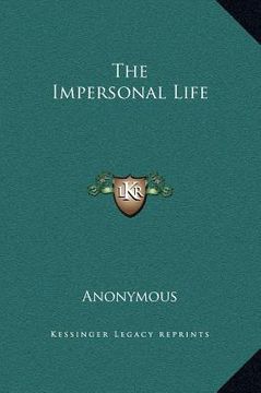 portada the impersonal life (en Inglés)