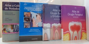 portada Atlas de Odontología 4 tomos 4 Titulos