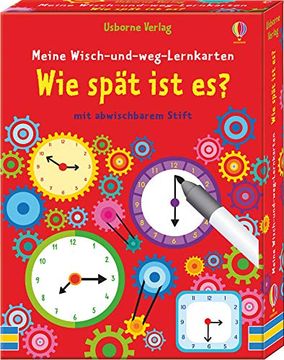 portada Meine Wisch-Und-Weg-Lernkarten: Wie Spät ist es? (en Alemán)