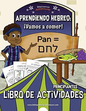 portada Aprendiendo Hebreo: Vamos a Comer! Libro de Actividades: Libro de Actividades Para Principiantes (in Spanish)