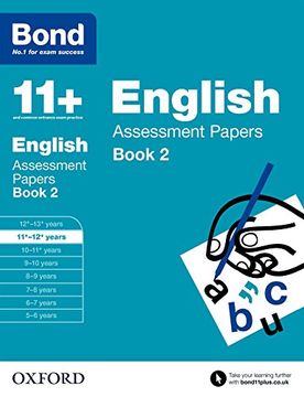 portada Bond 11+: English: Assessment Papers: 11+-12+ Years Book 2 (en Inglés)
