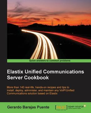portada Elastix Unified Communications Server Cookbook (en Inglés)