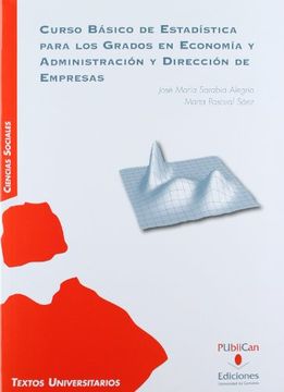 portada Curso básico de estadística para los grados en economía y administración y dirección de empresas (in Spanish)