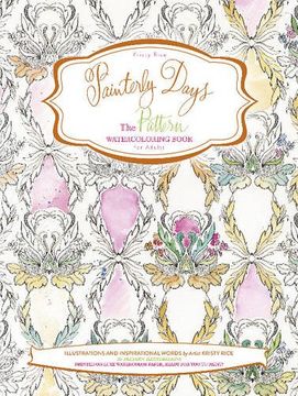 portada Painterly Days: The Pattern Watercoloring Book for Adults