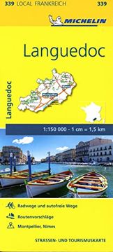 portada Michelin Languedoc: Straßen- und Tourismuskarte 1: 150. 000 (en Inglés)