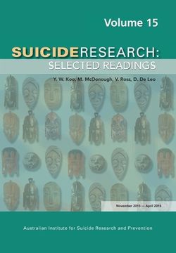 portada Suicide Research: Selected Readings Volume 15 (en Inglés)