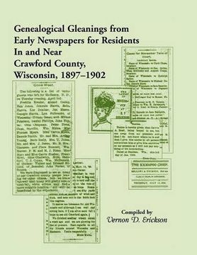 portada Genealogical Gleanings from Early Newspapers for Residents in and Near Crawford Co Wisconsin, 1897-1902