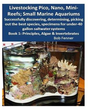 portada Livestocking Pico, Nano, Mini-Reefs; Small Marine Aquariums: Book 1: Algae & Invertebrates; Successfully discovering, determining, picking out the bes (en Inglés)