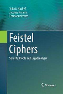 portada Feistel Ciphers: Security Proofs and Cryptanalysis (en Inglés)