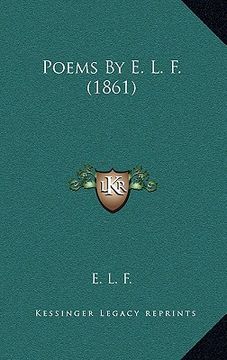 portada Poems By E. L. F. (1861) (in French)