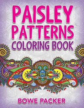 portada Paisley Patterns Coloring Book (in English)