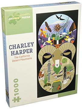 portada Charley Harper the California Desert Mountains 1000-Piece Jigsaw Puzzle (en Inglés)