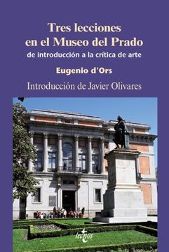 portada Tres Lecciones en el Museo del Prado (in Spanish)