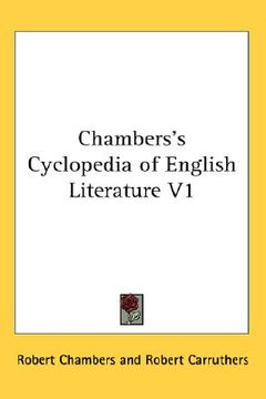 portada chambers's cyclopedia of english literature v1
