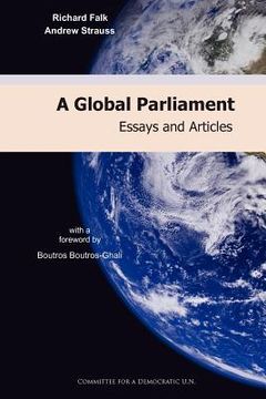 portada a global parliament: essays and articles (en Inglés)