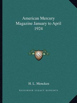 portada american mercury magazine january to april 1924 (en Inglés)
