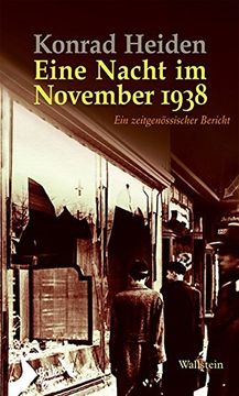portada Eine Nacht im November 1938: Ein Zeitgenössischer Bericht (en Alemán)