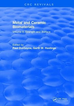 portada Metal and Ceramic Biomaterials: Volume II: Strength and Surface (en Inglés)