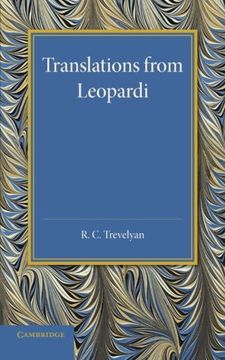 portada Translations From Leopardi (en Inglés)