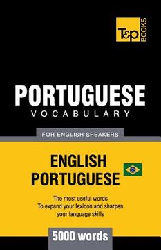 portada Portuguese vocabulary for English speakers - English-Portuguese - 5000 words: Brazilian Portuguese (en Inglés)