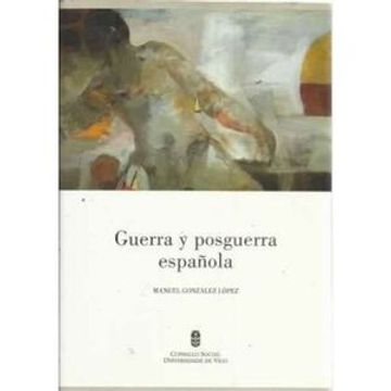 portada Guerra y Posguerra Española