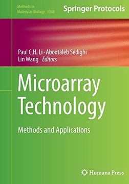 portada Microarray Technology: Methods and Applications (Methods in Molecular Biology, 1368) (en Inglés)