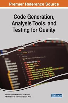 portada Code Generation, Analysis Tools, and Testing for Quality (en Inglés)
