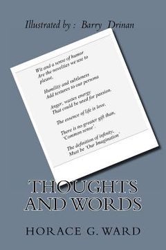 portada thoughts and words (in English)