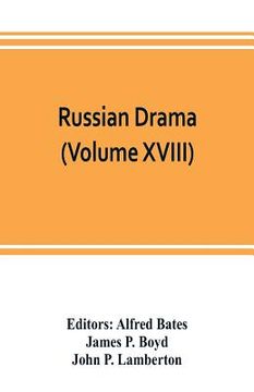portada Russian Drama (Volume XVIII) (in English)