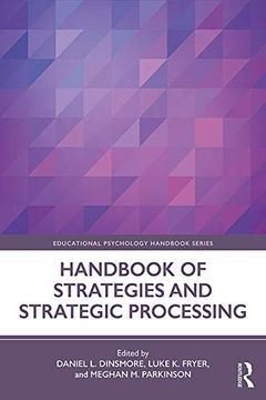 portada Handbook of Strategies and Strategic Processing (Educational Psychology Handbook) (en Inglés)