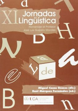 portada Jornadas de Lingüística, xi