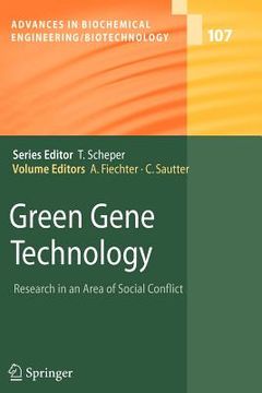 portada green gene technology: research in an area of social conflict (in English)