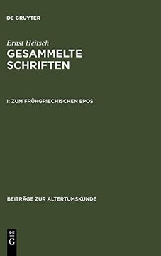 portada Zum Frühgriechischen Epos (Beitrage zur Altertumskunde) (en Alemán)