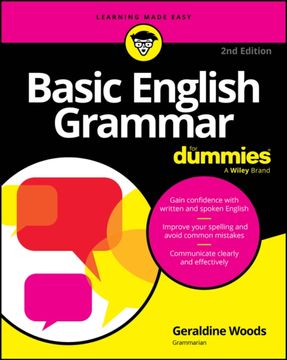 portada Basic English Grammar For Dummies (en Inglés)