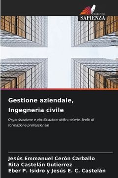 portada Gestione aziendale, Ingegneria civile (en Italiano)