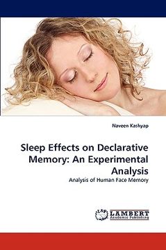 portada sleep effects on declarative memory: an experimental analysis (in English)