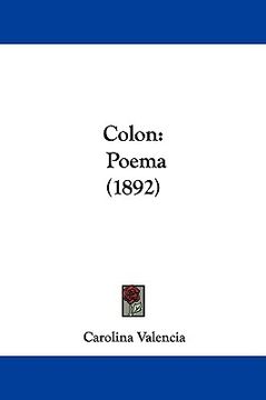 portada colon: poema (1892) (in English)