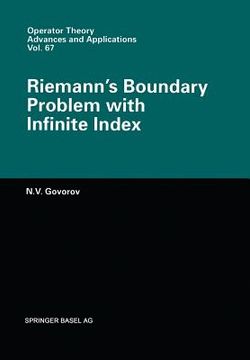 portada Riemann's Boundary Problem with Infinite Index (en Inglés)