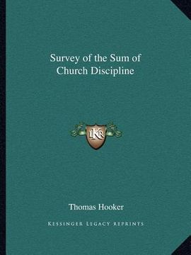 portada survey of the sum of church discipline (en Inglés)