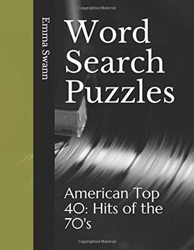 portada Word Search Puzzles: American top 40: Hits of the 70's (en Inglés)