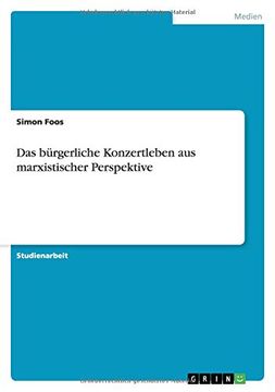 portada Das bürgerliche Konzertleben aus marxistischer Perspektive (German Edition)