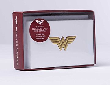 portada DC Comics: Wonder Woman Foil Gift Enclosure Cards (Dc Comics Gift Cards)