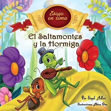 portada El Saltamontes y la Hormiga: Cuentos Infantiles con Valores (Fabulas de Esopo