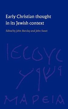 portada Early Christian Thought in its Jewish Context (en Inglés)
