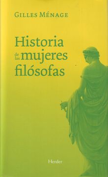 portada Historia de las Mujeres Filosofas (in Spanish)