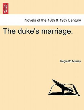 portada the duke's marriage. (en Inglés)