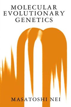 portada Molecular Evolutionary Genetics (in English)