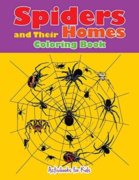 portada Spiders and Their Homes Coloring Book (en Inglés)