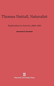 portada Thomas Nuttall, Naturalist (in English)