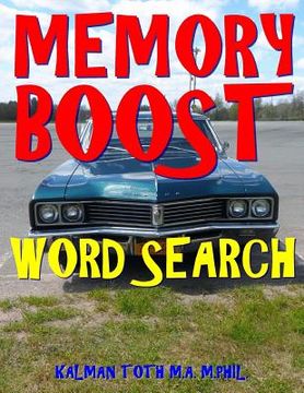 portada Memory Boost Word Search: 133 Extra Large Print Brain Sharpening Puzzles (en Inglés)